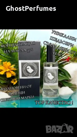 Наливни парфюми GhostPerfumes вдъхновени от водещи световни марки