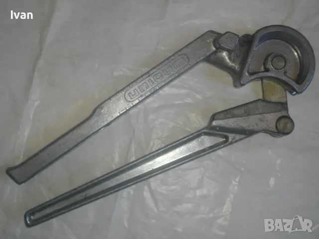 Тръбогиб 16мм UNICUM Немски ръчен уред за огъване тръби алуминиев профи промишлен индустриален 2кг, снимка 2 - Други инструменти - 47603002