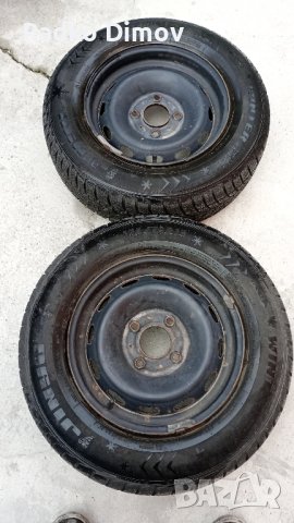 2 броя зимни гуми със джанти за Пежо 306 , снимка 1 - Гуми и джанти - 43090744