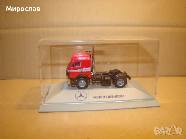 HERPA H0 1/87 MERCEDES BENZ ВЛЕКАЧ КАМИОН МОДЕЛ ИГРАЧКА