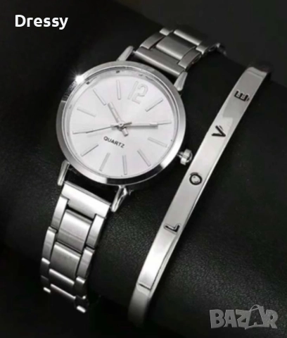 Дамски часовник с гривна, снимка 2 - Дамски - 52908800