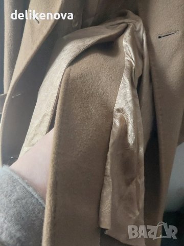 Кашмир. Pure Cashmere Italy Size L Великолепно палто, снимка 6 - Палта, манта - 44011413