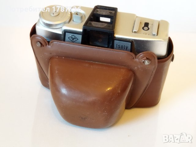 1960s Agfa Isoly.I Flash Agfa ISI M Type1100 Made in Germany, стар ленов фотоапарат ,за колекция или, снимка 2 - Колекции - 43603731