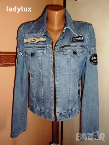 Scapa Sports, Уникално дънково Яке, Размер 38 (М). Код 701, снимка 4 - Якета - 26580921