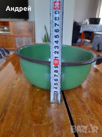 Стара емайлирана цедка,гевгир #9, снимка 5 - Други ценни предмети - 37097772