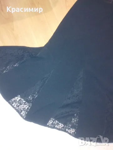  черна рокля , снимка 3 - Рокли - 48359749