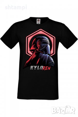 Мъжка тениска Star Wars kylo ren,Междузвездни войни,Филм,Изненада,Подарък,Повод,, снимка 2 - Тениски - 37718120