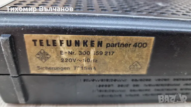 Telefunken Partner 400, снимка 5 - Радиокасетофони, транзистори - 49430760