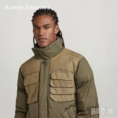G-Star RAW - Мъжко зимно яке - Размер M - Перфектно, снимка 3 - Якета - 52975597