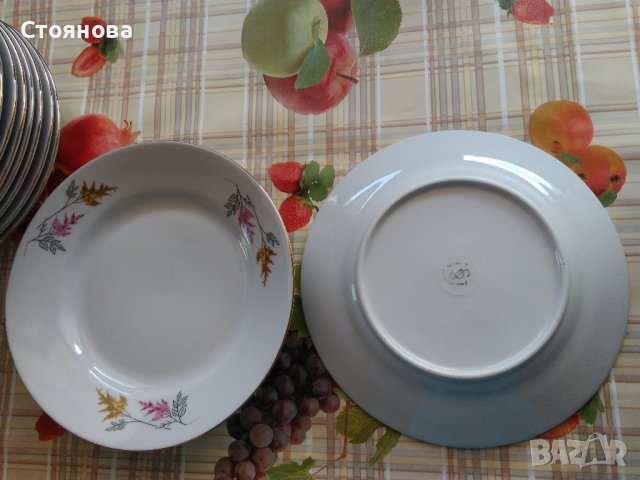 Комплекти чинии - български порцелан, снимка 11 - Чинии - 37572585