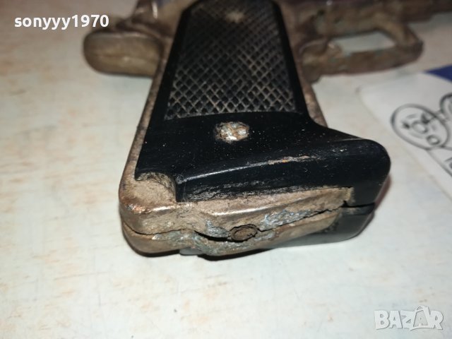 СТАР ПИСТОЛЕТ-МЕТАЛЕН ЗАПАЛКА 0502241116, снимка 4 - Антикварни и старинни предмети - 44140695