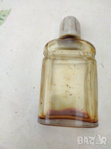 Старо парфюмено шише Арт Деко празно, снимка 3 - Антикварни и старинни предмети - 43223727