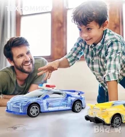 Детска количка със звуков и светлинен ефект 