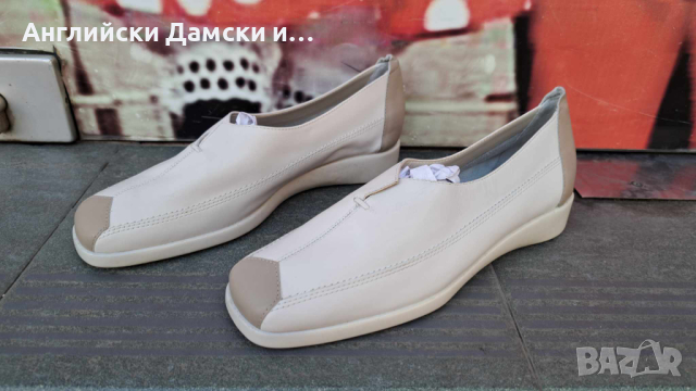 Английски дамски Обувки Естествена кожа, снимка 2 - Дамски ежедневни обувки - 44845498