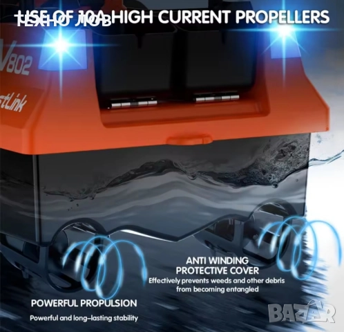 Лодка за захранка Flytec V802 Pro 160 GPS точки-500 метра обхват,подарък сак,2 зарядни , снимка 13 - Стръв и захранки - 52087904