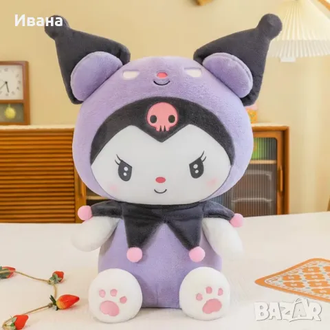 Голяма плюшена играчка Куроми 65сm, Kuromi 
