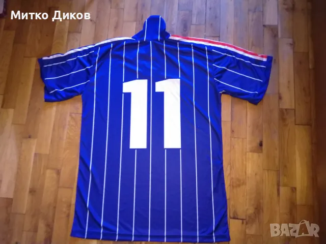 Югославия футболна тениска Адидас 1982г №11 размер М, снимка 8 - Футбол - 48057134