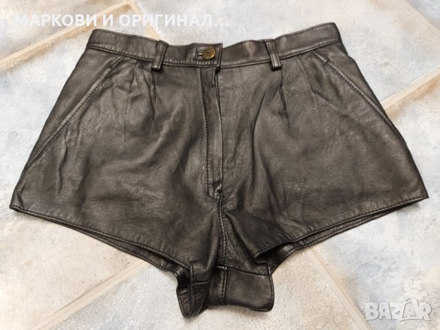 Дамски кожени панталонки/ест.кожа S рр., снимка 7 - Къси панталони и бермуди - 32937479