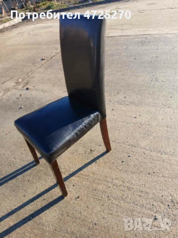 Трапезни кожени столове, снимка 3 - Столове - 53478785