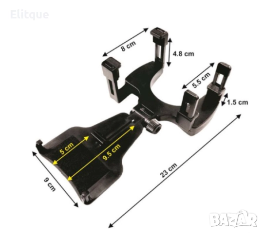 Поставка за телефон върху огледалото за обратно виждане на автомобил, снимка 8 - Други стоки за дома - 52832243