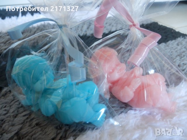  Подаръчета за гости на  кръщене-сапунчета, снимка 4 - Подаръци за кръщене - 26289189