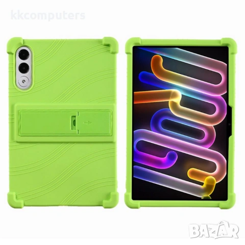 Защитен Калъф за Lenovo Xiaoxin Pad Pro / Yoga Tab 11.1 със Стойка - Силикон + PC, Охлаждаща структу, снимка 4 - Калъфи, кейсове - 53267275