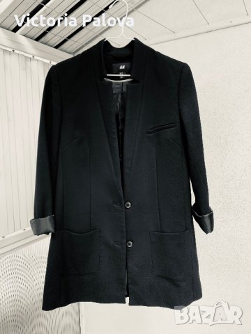 Удължено стилно сако H&M premium, снимка 10 - Сака - 37653928