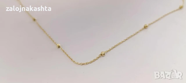 Нов -Златен синджир-1,88гр/14кр, снимка 3 - Колиета, медальони, синджири - 51338987