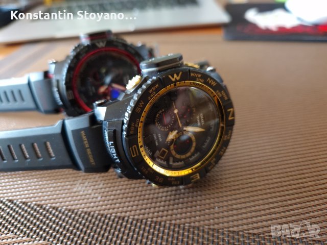 SMAEL 1531 мъжки спортен часовник червен и жълт, снимка 6 - Мъжки - 43582289