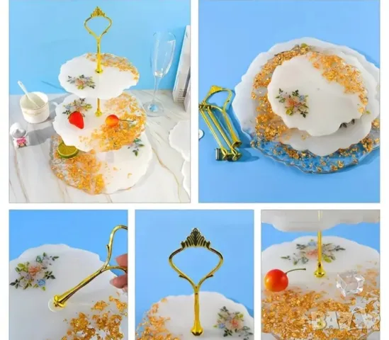 Молд за поставка за сладкиши комплект , снимка 4 - Форми - 47610975