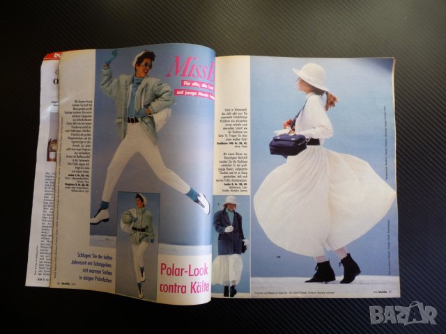Burda 12/1989 списание кройки модели мода дрехи рокли дамски, снимка 2 - Списания и комикси - 38240862
