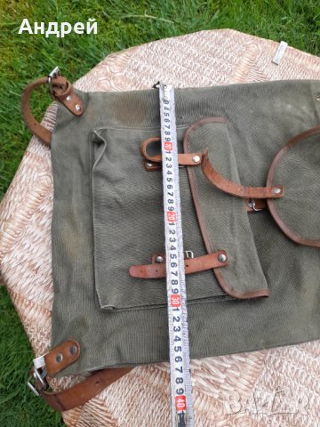 Стара брезентова раница #17, снимка 3 - Други ценни предмети - 40678136