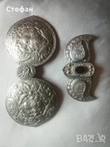 Сребърна, възрожденска пафта., снимка 7 - Антикварни и старинни предмети - 49223973