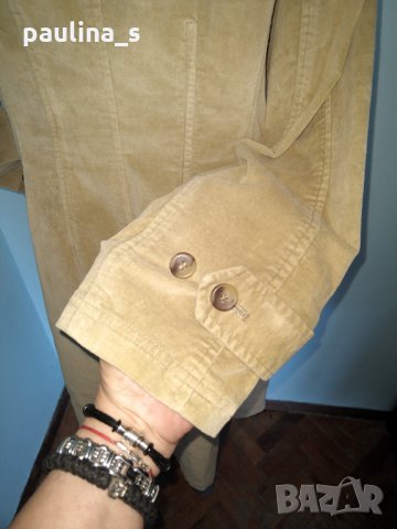 Кадифено манто / палто / тренч "Three hearts❤️❤️❤️" by Marks & Spencer / голям размер , снимка 6 - Палта, манта - 15476206