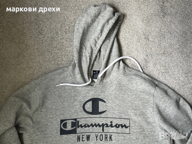 CHAMPION Felpa Hoodie Graphic Logo XL, снимка 3 - Суичъри - 52725413