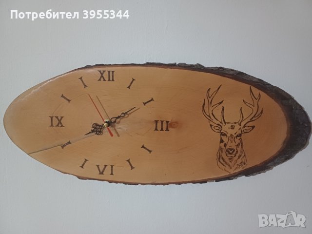 Стенен часовник ръчна изработка, снимка 2 - Стенни часовници - 43870664