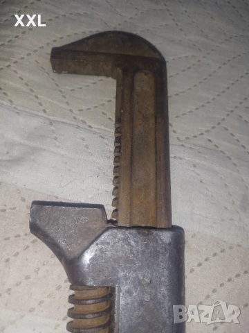 стар  раздвижен ключ USA15, снимка 2 - Колекции - 50994205