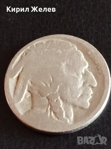 Стара монета 5 цента 1928г. САЩ Бъфало за КОЛЕКЦИОНЕРИ 41163, снимка 3 - Нумизматика и бонистика - 48859289