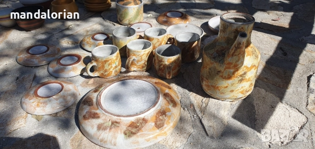 Българска керамика - сервиз,чаши, чинии, вази, купи, , снимка 12 - Сервизи - 51828597