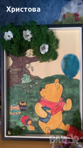 Ръчно изработени 3Д картини със скандинавски мъх, снимка 15 - Картини - 51099815