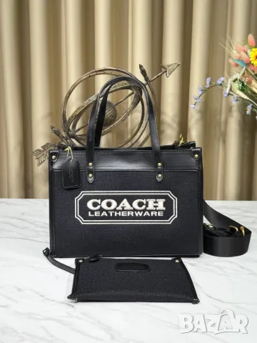 чанти coach cargo tote canvаs 30х22см, снимка 7 - Чанти - 50416642