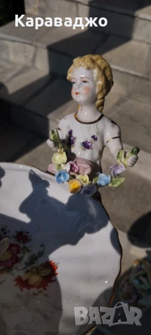 Порцеланова Композиция Бонбониера, снимка 13 - Статуетки - 50968732