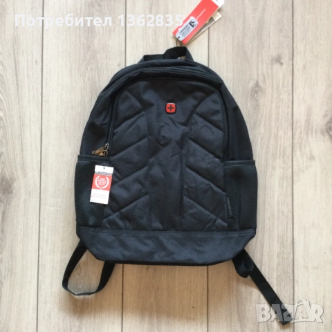 НОВА оригинална черна раница WENGER  отделение за 16-инчов лаптоп 20 л, снимка 2 - Раници - 51580258