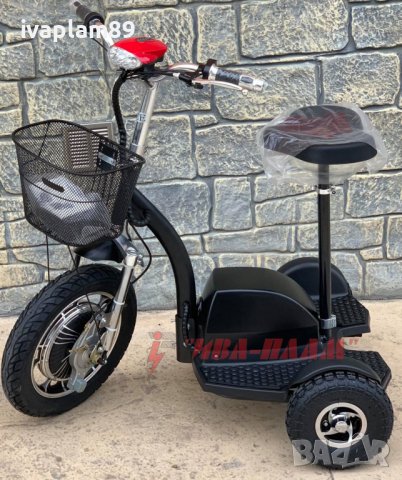 Електрическа Триколка MPM-101A-48V/500W-Черен цвят-2025г, снимка 1