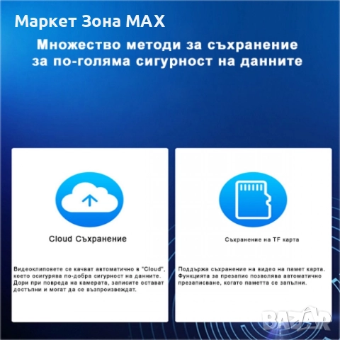 WIFI IP Камера 2MP, V380 Pro, Функция Авто Проследяване, снимка 4 - IP камери - 52939857