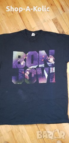 Vintage JON BON JOVI Because We Can 2013 Tour T-Shirt, снимка 1 - Тениски - 35016493