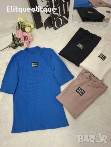 поло блуза miu miu, снимка 2 - Блузи с дълъг ръкав и пуловери - 52383258