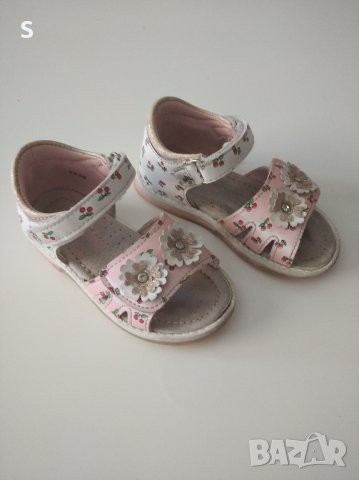 Детски сандали от естествена кожа 23 номер, снимка 3 - Детски сандали и чехли - 37582973