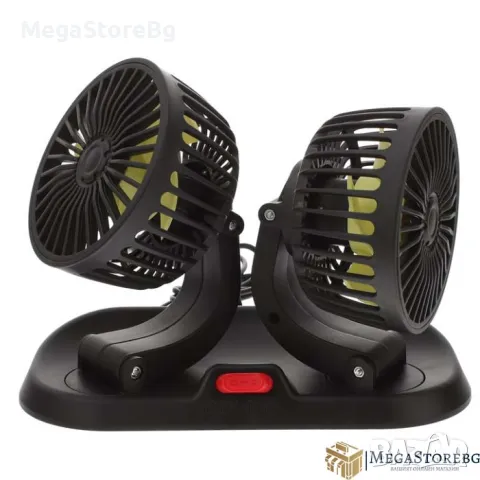 Вентилатор за автомобил PG375 Двоен 12V, снимка 2 - Аксесоари и консумативи - 49469678