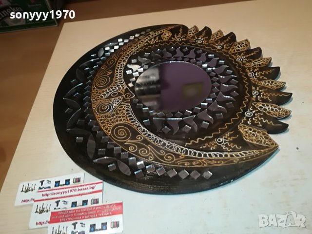 огледало-40см-внос германия 2412221832, снимка 2 - Антикварни и старинни предмети - 39102992